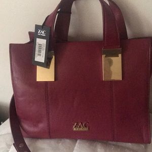 ZAC Zac Posen top handle with crossbody strap